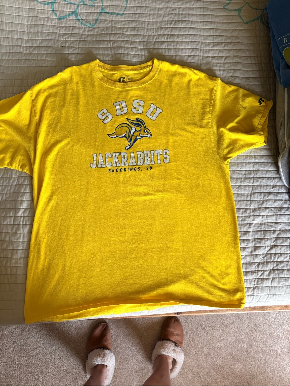 SDSU Jackrabbits Yellow Graphic Tee